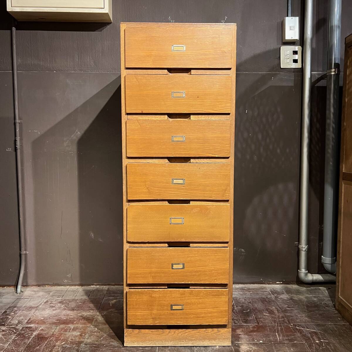 Yahoo!オークション - Vintage Filing Cabinet 書類棚 昭和 Yahoo!オークション - Vintage Filing Cabinet 書類棚 昭和