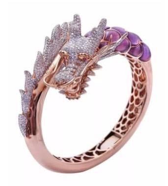 !_[A155] кольцо аксессуары мужской кольцо розовый дракон Dragon 20 номер 