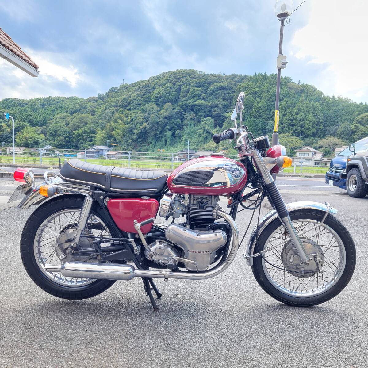 実動 機関整備済 当時物 昭和45年 1970年式 KAWASAKI カワサキ 実動 機関整備済 当時物 昭和45年 1970年式 KAWASAKI カワサキ