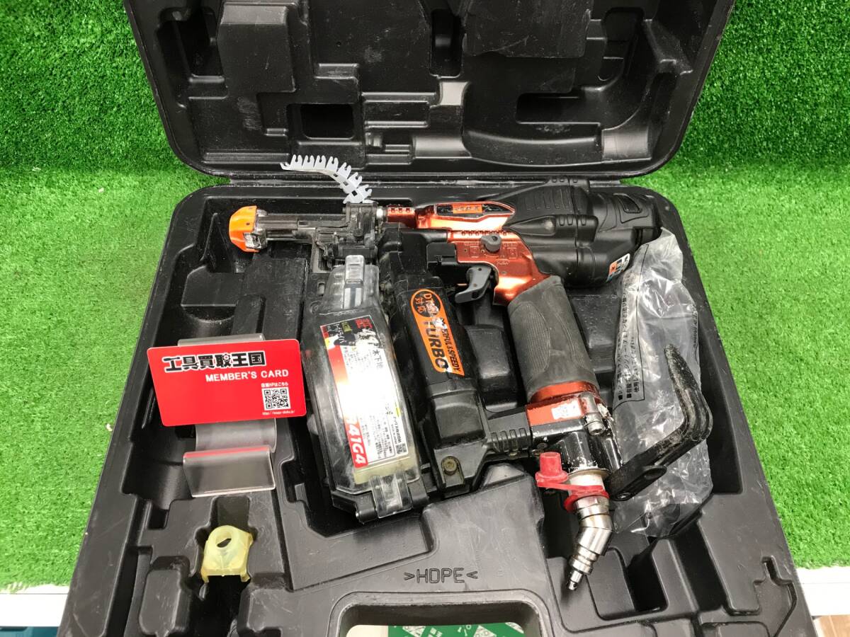 【中古品】★MAX(マックス) 41㎜高圧ねじ打機(ターボドライバ) HV-R41G4　ITIT2P1QSM4E