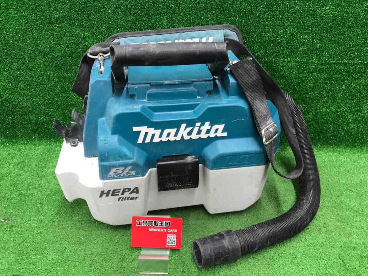 【中古品】★makita(マキタ) 18v充電式集じん機(乾湿両用) 本体のみ VC750DZ　ITWE1NEWYE8M