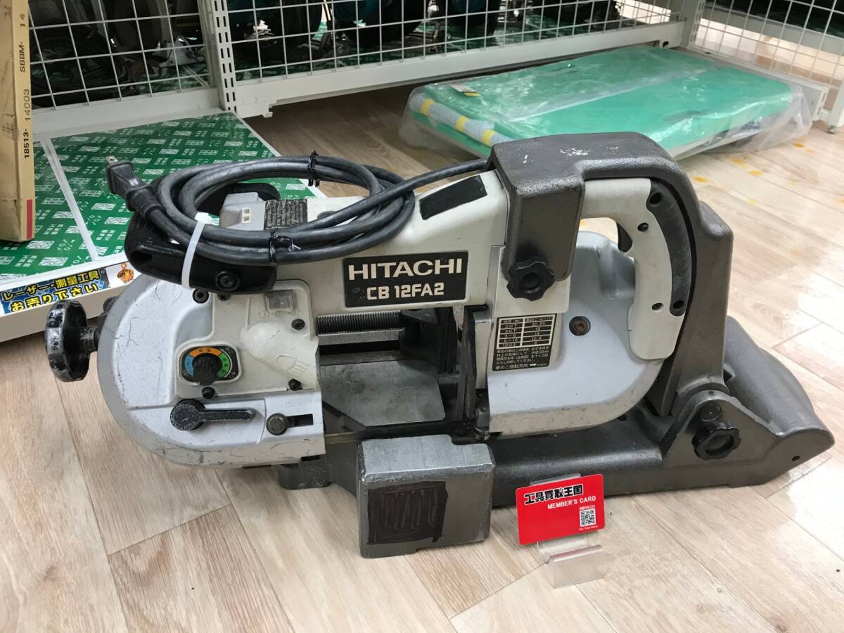 【中古品】★HIKOKI（旧日立工機） ロータリーバンドソー CB12FA2※専用バイス付き　IT5FQYLBNCCG