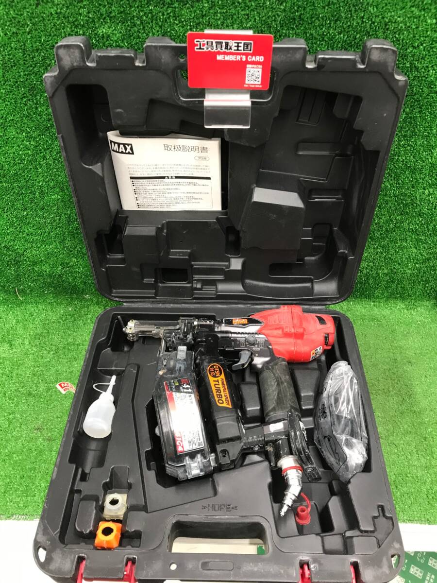 【中古品】★MAX(マックス) 41㎜高圧ねじ打機(ターボドライバ) HV-R41G4　ITR3AUCU9RI6