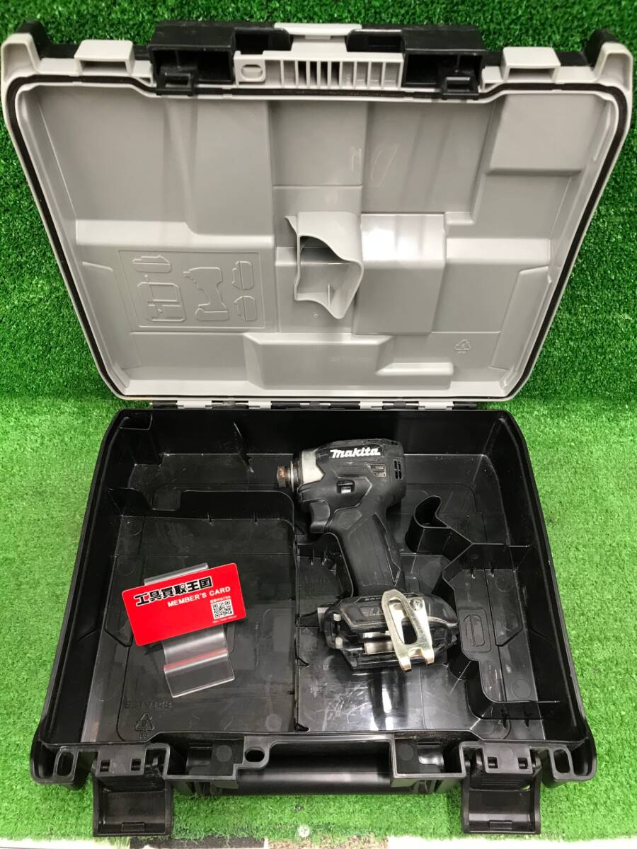 【中古品】★makita(マキタ) 18v充電式インパクトドライバ ブラック(本体のみ) TD173DZB　IT6Z7YKCTC6O