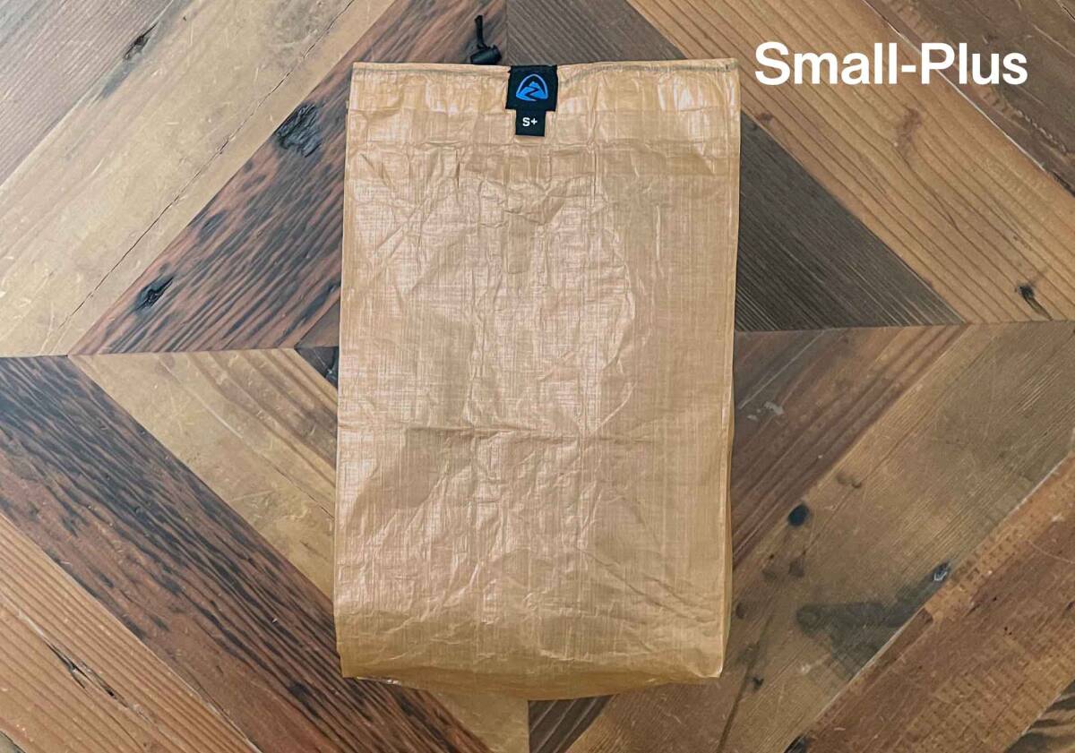 Zpacks Small-Plus Sack Dirt UL Zパックス スタッフサック ダイニーマ オレンジ Dyneema
