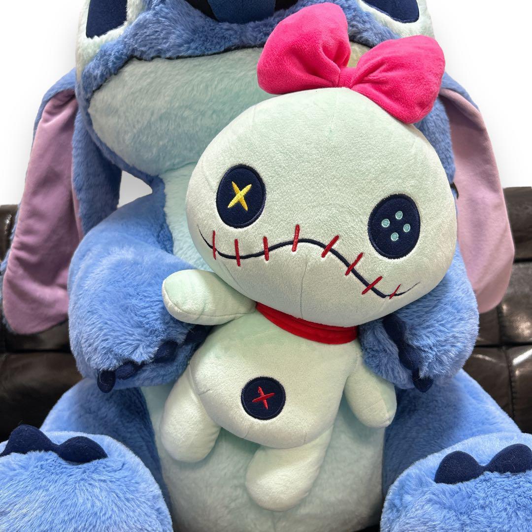 レア Disney 20周年記念 特大スティッチ スクランプ ぬいぐるみ レア Disney 20周年記念 特大スティッチ スクランプ ぬいぐるみ