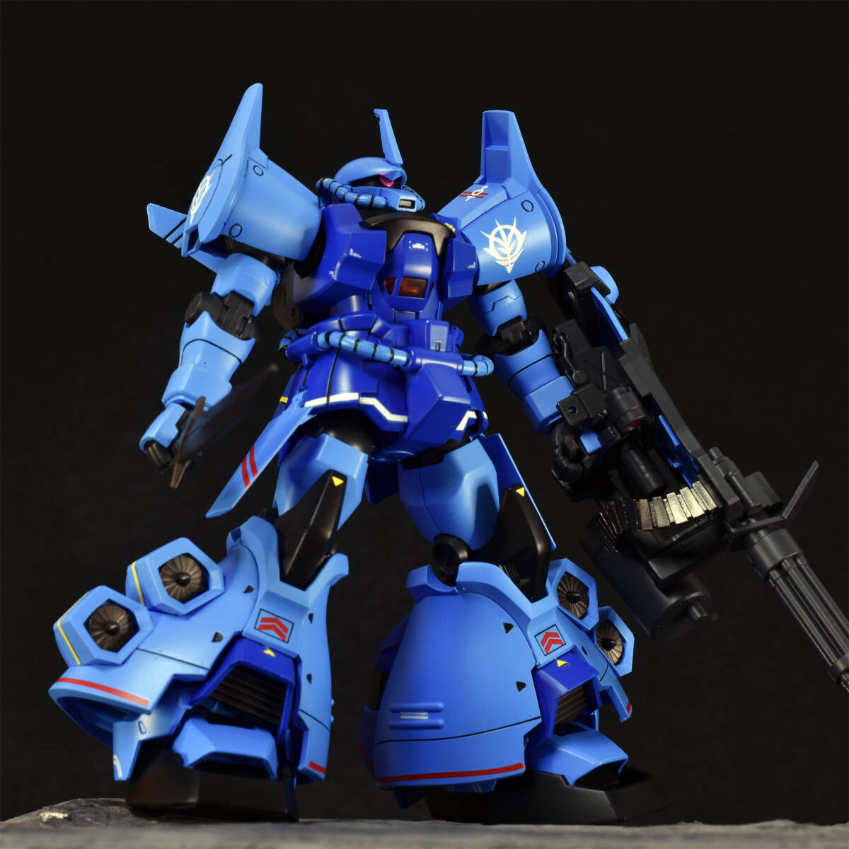 [HG 1/144 MS-07H-8gf flight type Gouf Flight Type painting final product Mobile Suit Gundam no. 08MS small .]Aone-089-80