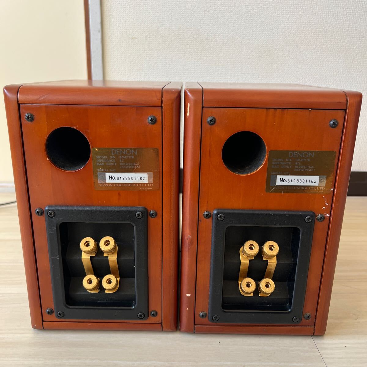 Yahoo!オークション - DENON スピーカー SC-E717R ペア音出し Yahoo!オークション - DENON スピーカー SC-E717R ペア音出し