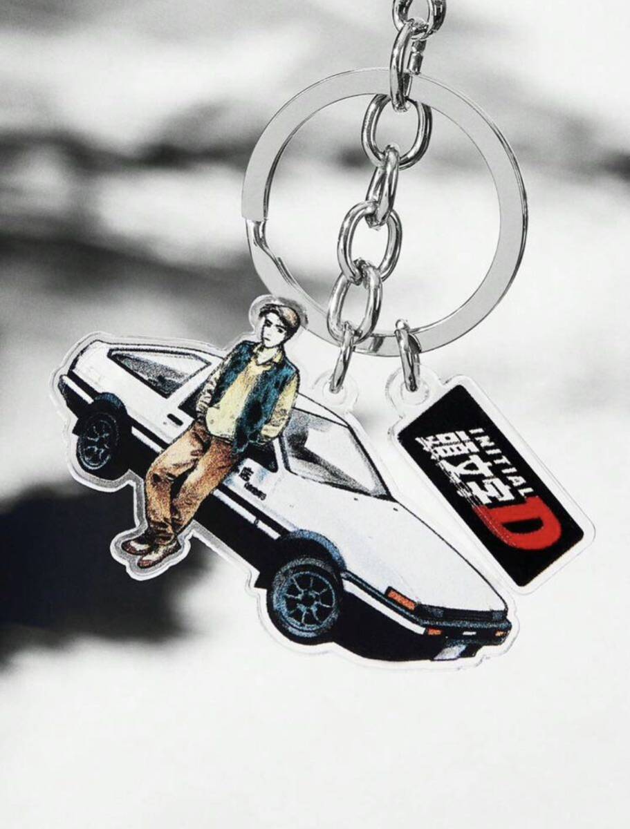 頭文字D キーホルダー 藤原拓海 AE86 藤原とうふ店(自家用 頭文字D キーホルダー 藤原拓海 AE86 藤原とうふ店(自家用
