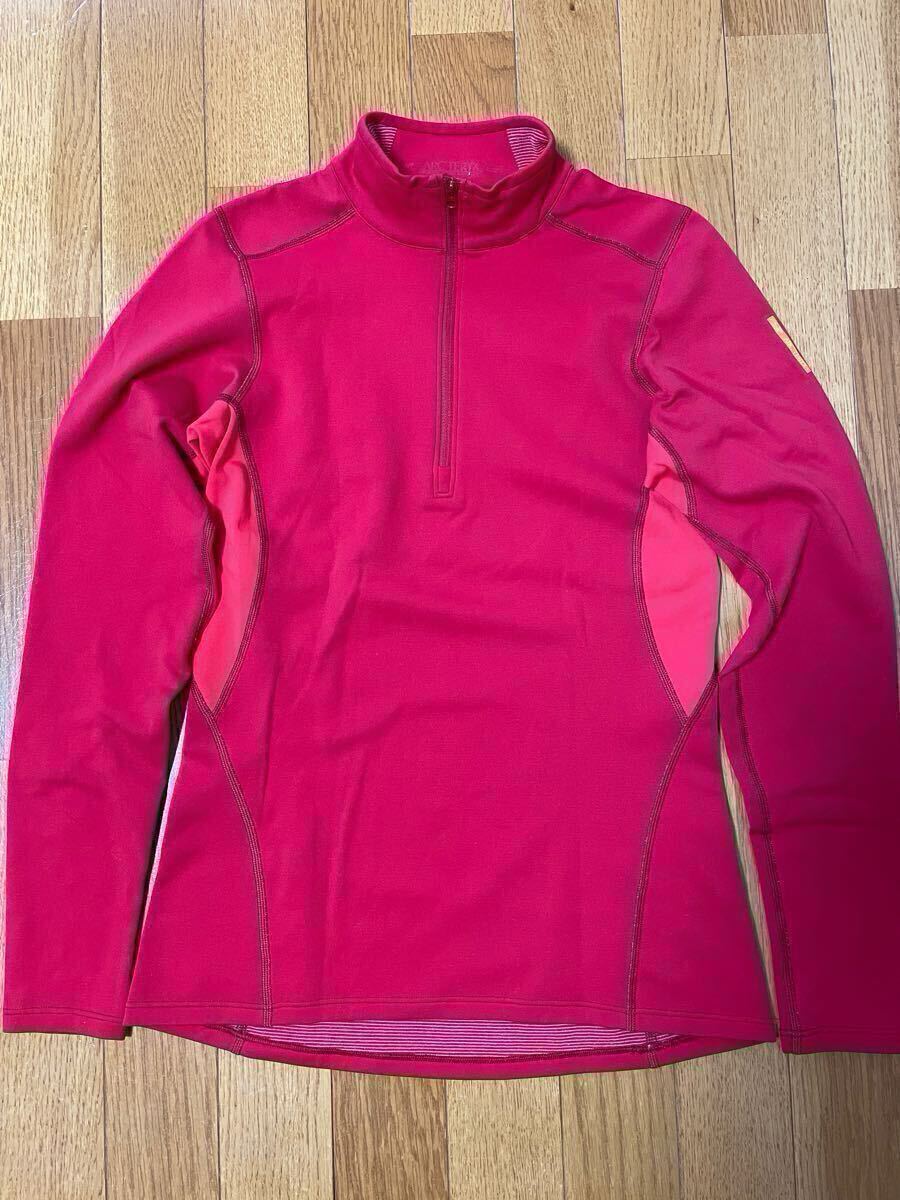 アークテリクス ARC’TERYX ジップネックベースレイヤー woman's S 