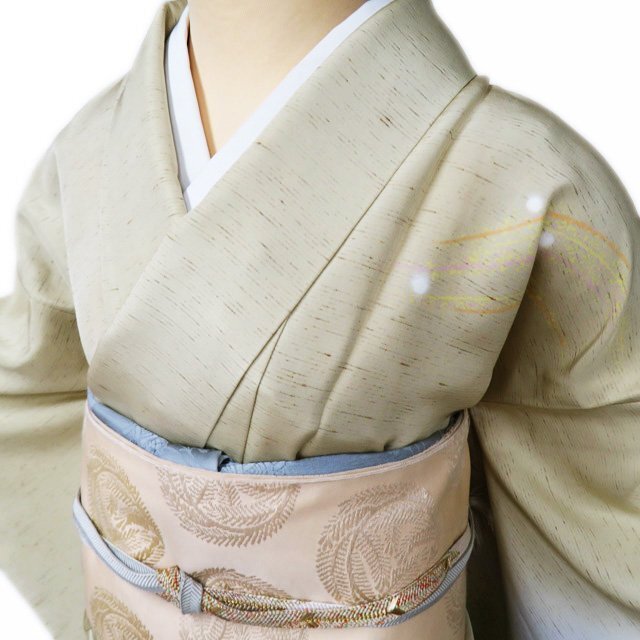 Yahoo!オークション - ぜんまい紬 着物 中古 単衣 正絹 セミフォーマル