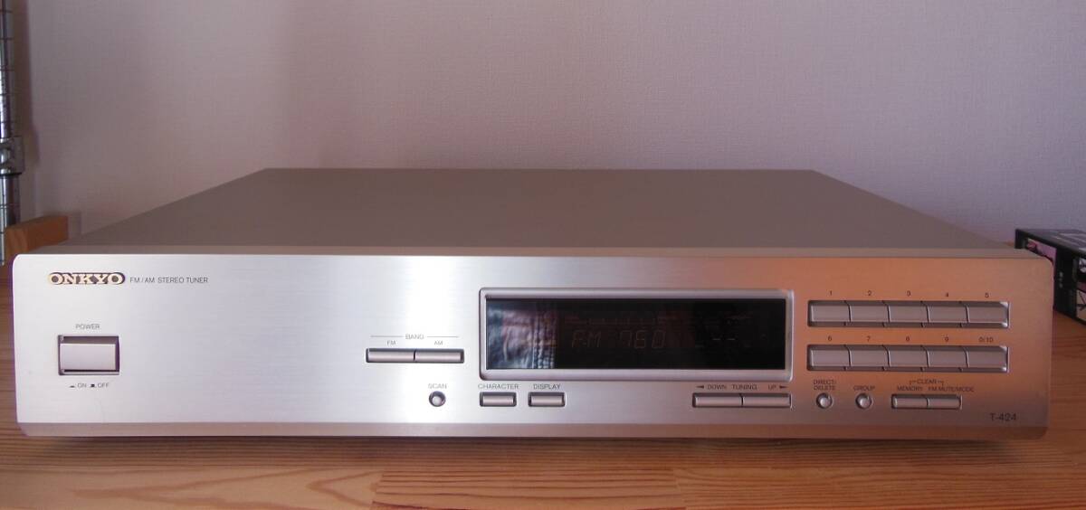 ONKYO オンキョー T-424 FM/AMステレオチューナー|TV ONKYO オンキョー T-424 FM/AMステレオチューナー|TV
