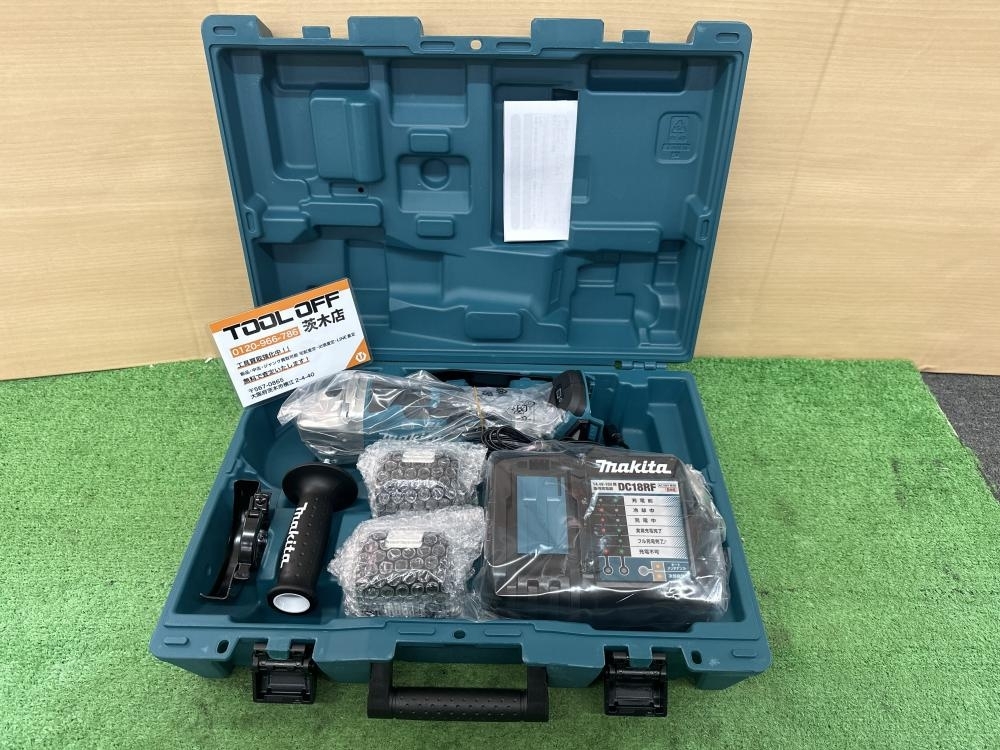 015●未使用品・即決価格●マキタ makita 100mm充電式ディスクグラインダ 18V GA408DRGX 18V6.0Ahバッテリー×2、充電器付