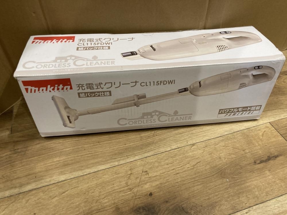 020♪未使用品・即決価格♪マキタ makita 充電式クリーナー CL115FDWI 箱傷み有