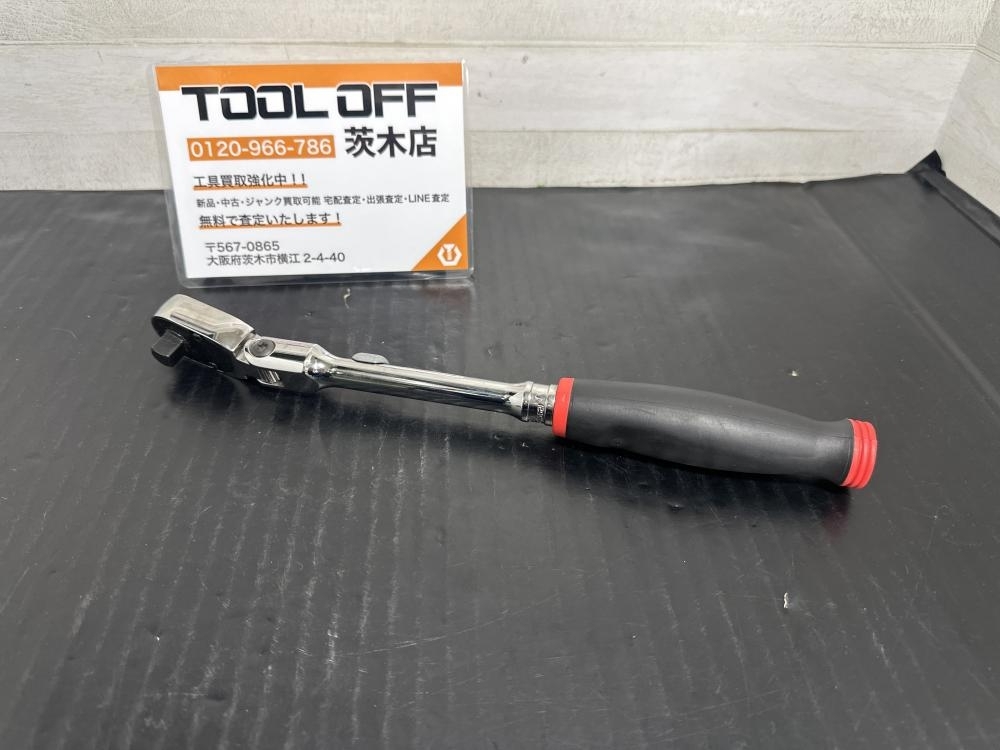 015●おすすめ商品●スナップオン 3/8ロッキングフレックスヘッドラチェット FHX80A　未使用だが長期保管の為中古扱い