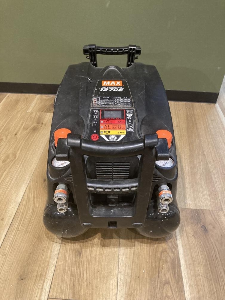 018☆ジャンク品☆マックス MAX 高圧エアコンプレッサ AK-HH1270E 