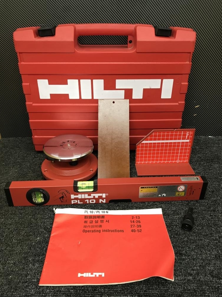 013♪おすすめ商品♪HILTI ヒルティ レーザー付き水準器 PL10N ※未校正