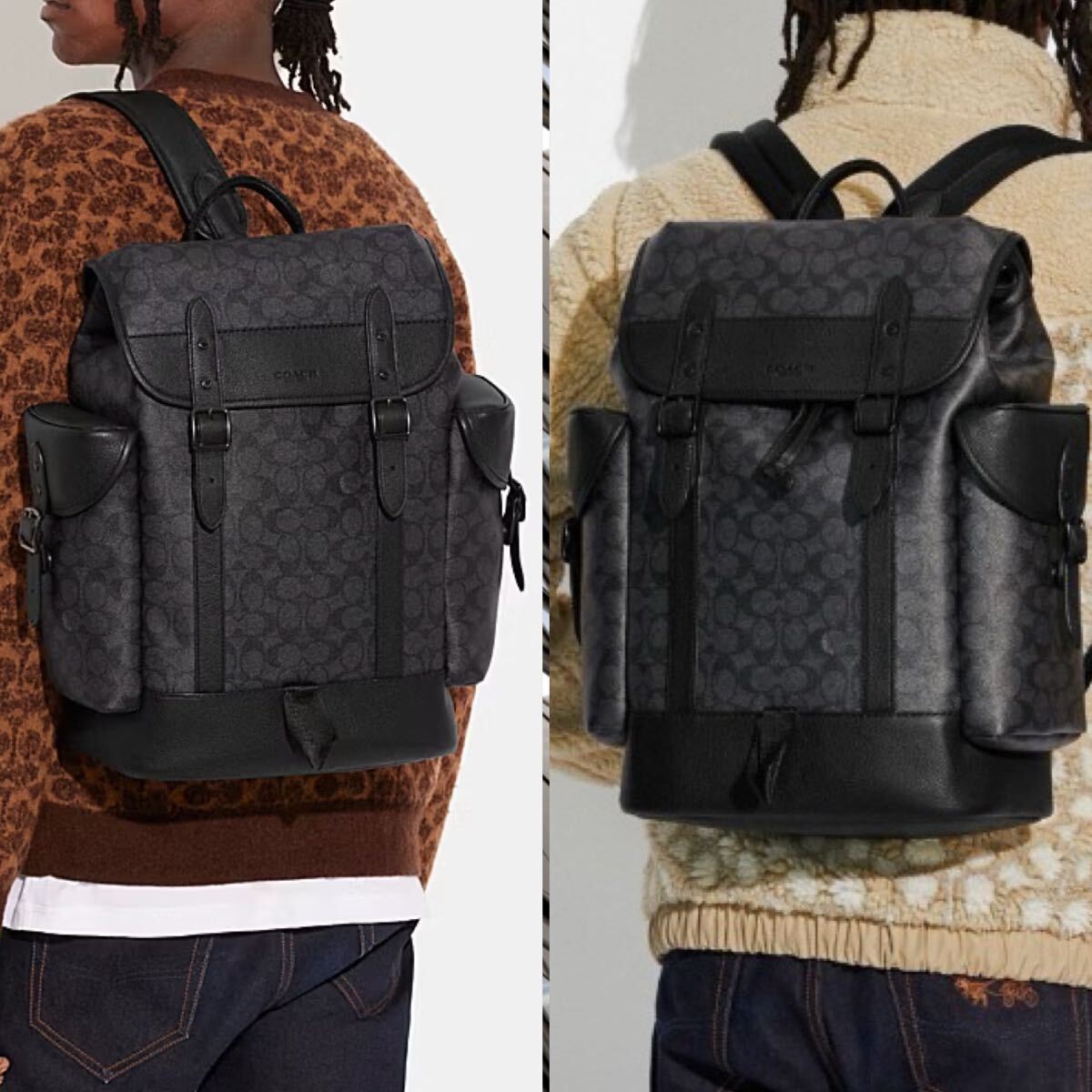 COACH コーチ HITCH BACKPACK IN SIGNATURE ヒッチ バックパック COACH コーチ HITCH BACKPACK IN SIGNATURE ヒッチ バックパック