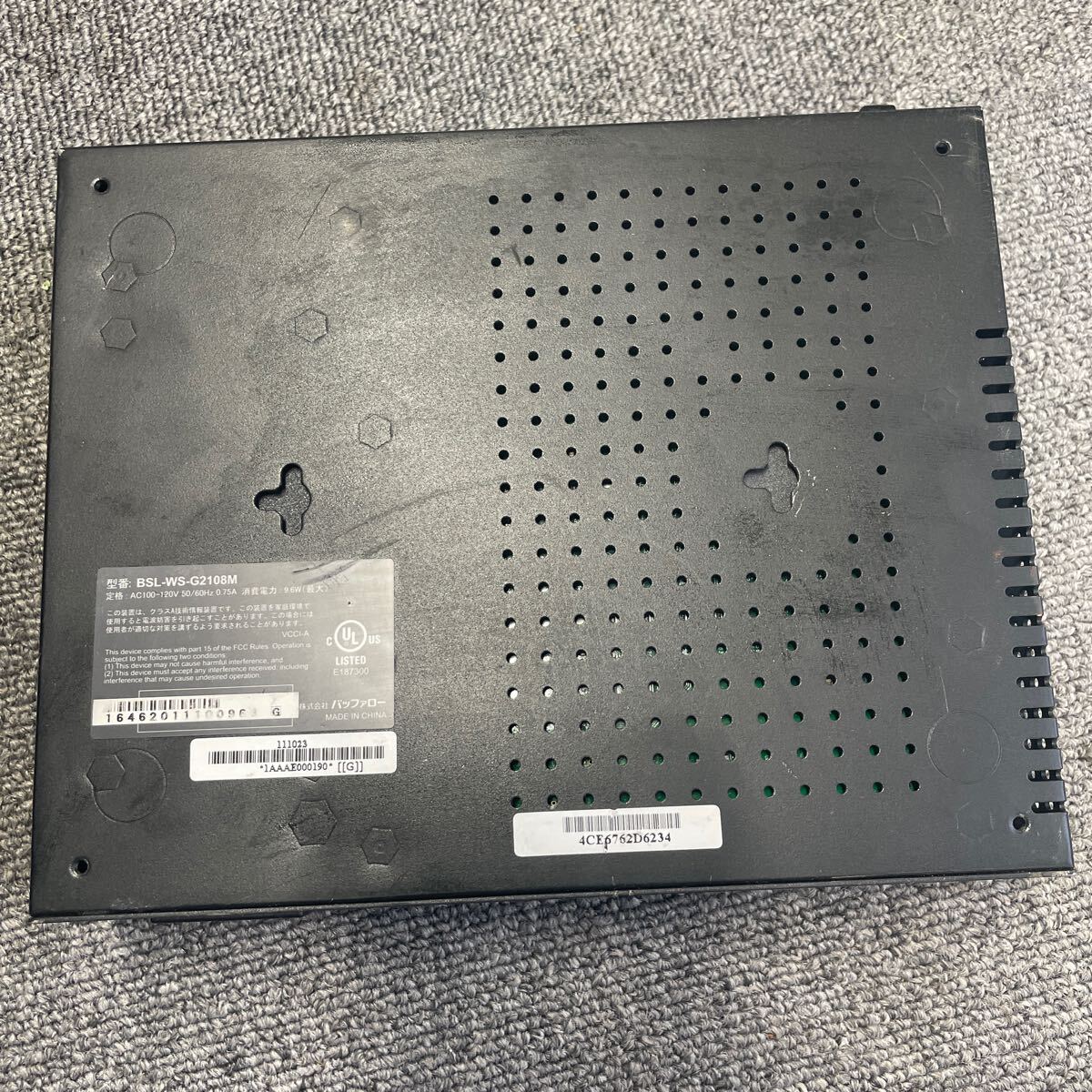 Bibian 比比昂- 中古BUFFALO BSL-WS-G2108M 8ポートスイッチング Bibian 比比昂- 中古BUFFALO BSL-WS-G2108M 8ポートスイッチング