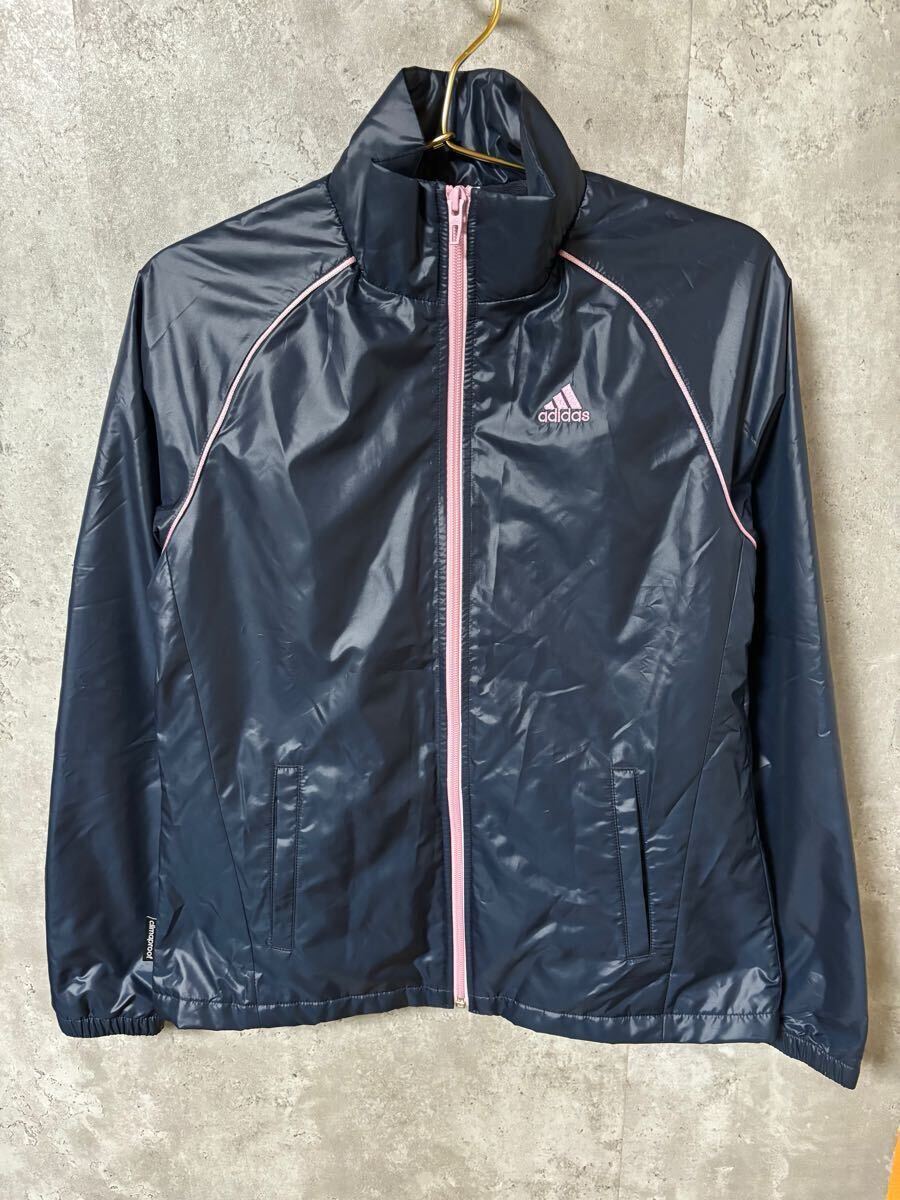 極美品 adidas レディース裏地付ウインドブレーカーセットアップ 極美品 adidas レディース裏地付ウインドブレーカーセットアップ