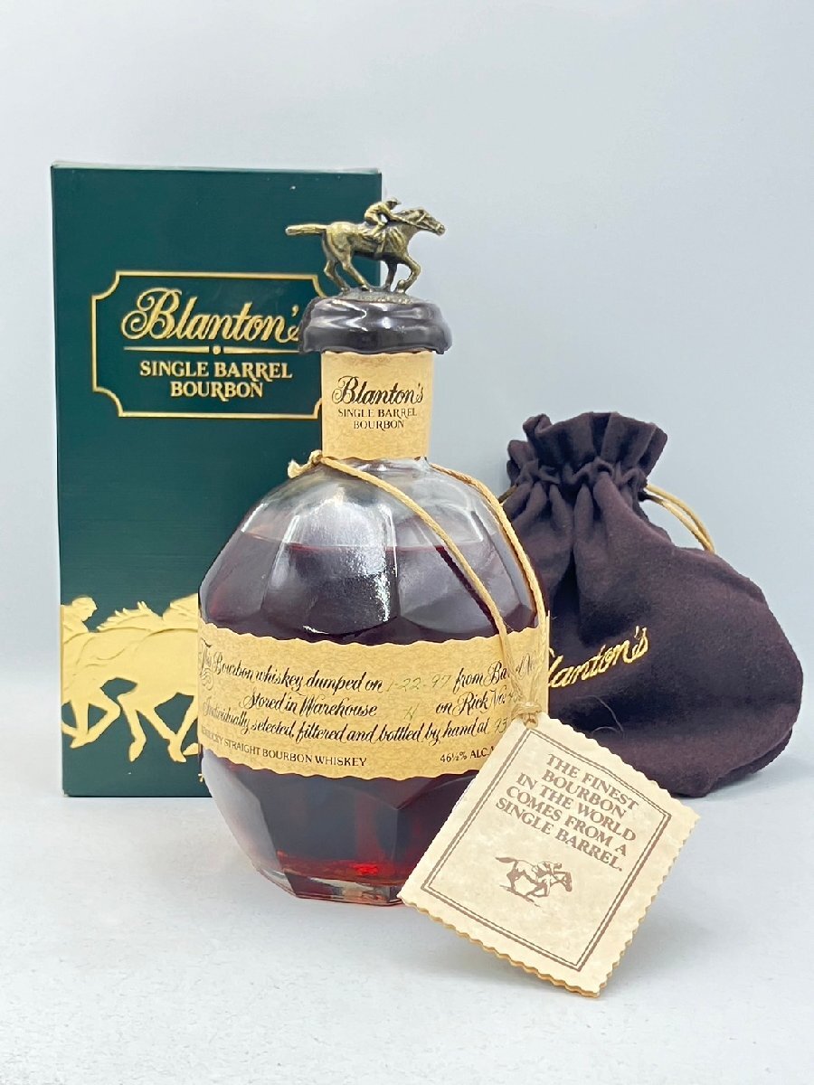 【同梱不可】Blanton’ｓ ブラントン 1997　巾着・箱有 750ml 46.5% 未開栓 古酒 R000800