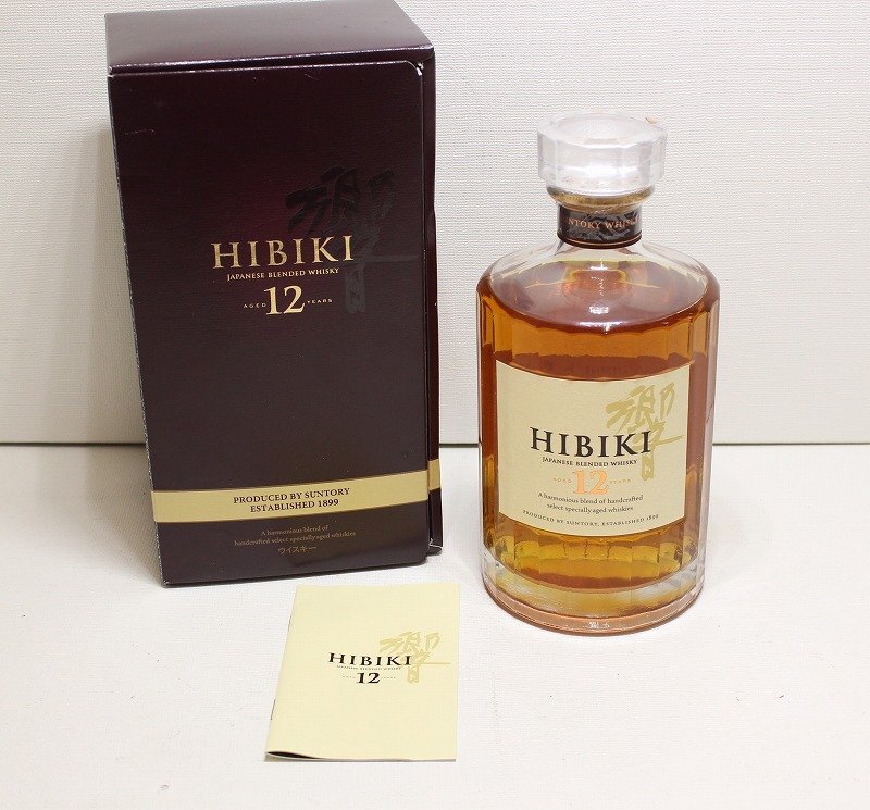 ◎未開栓　サントリー 響 12年 700ml 43％　箱有