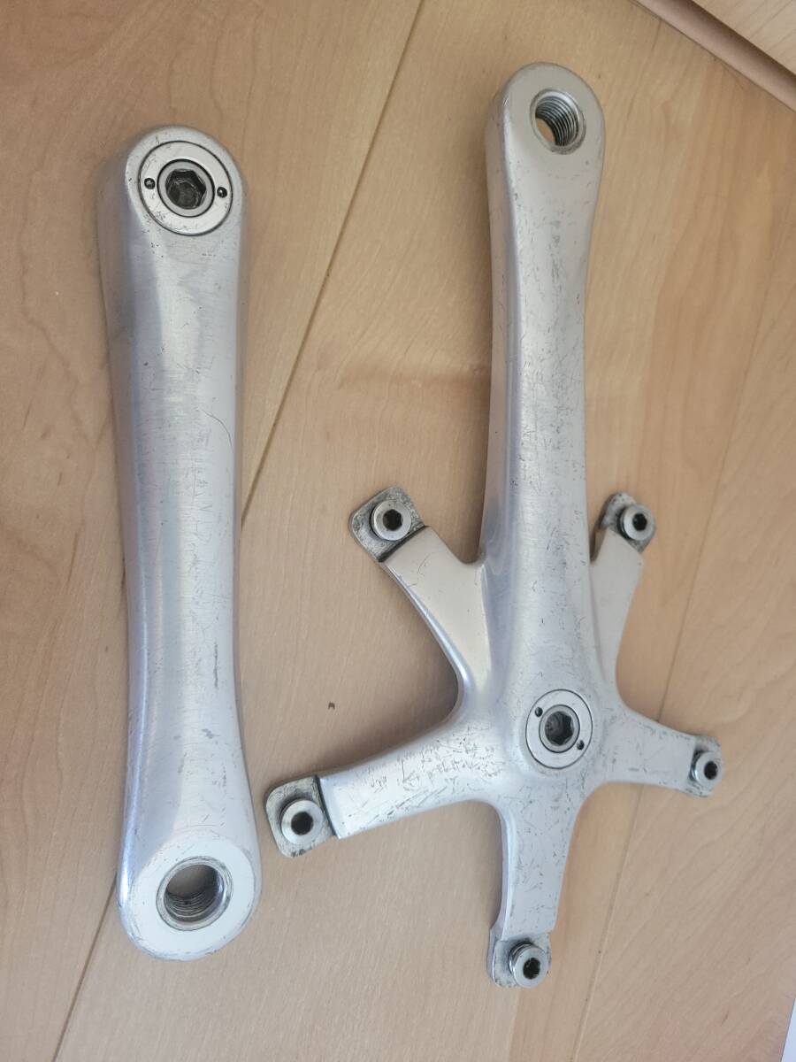 DURA-ACE NJS クランク 左右セット PCD144mm オクタリンク ピスト デュラエース ジュラエース SHIMANO シマノ 5アーム 競輪 FC-7710 170mm
