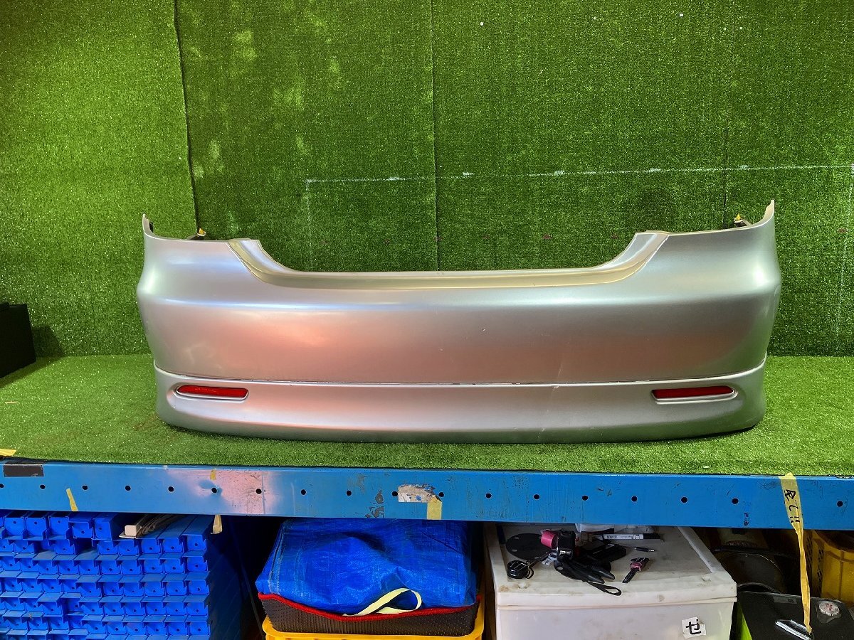 ※S管理76608 H13 ヴェロッサ GX110】入荷 希少 現状品★ 純正オプション アンダースポイラー付き リア バンパー ★1C0 シルバーメタ