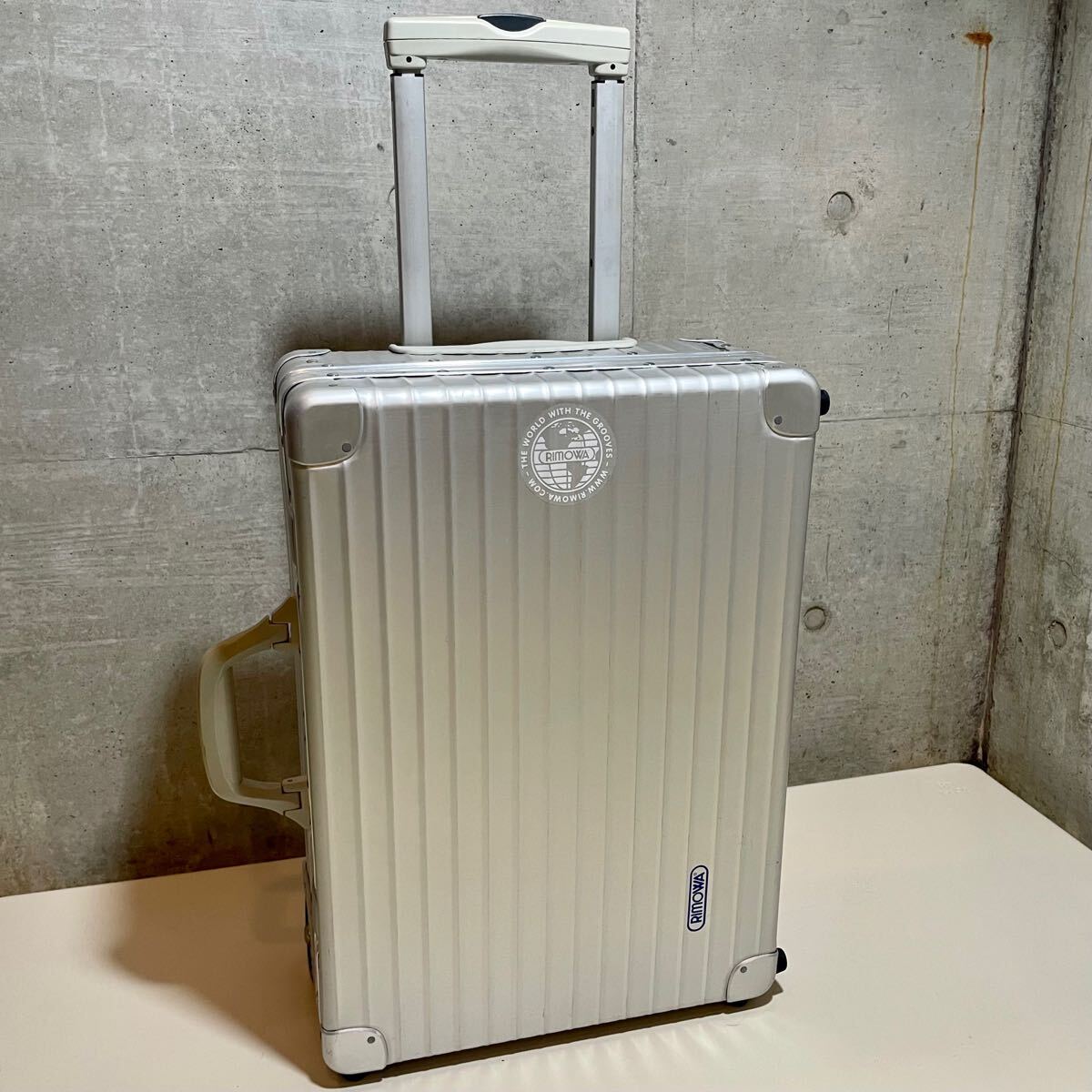 青ロゴ】RIMOWA リモワ オパール スーツケース 高等 機内持込み 2輪 青ロゴ】RIMOWA リモワ オパール スーツケース 高等 機内持込み 2輪