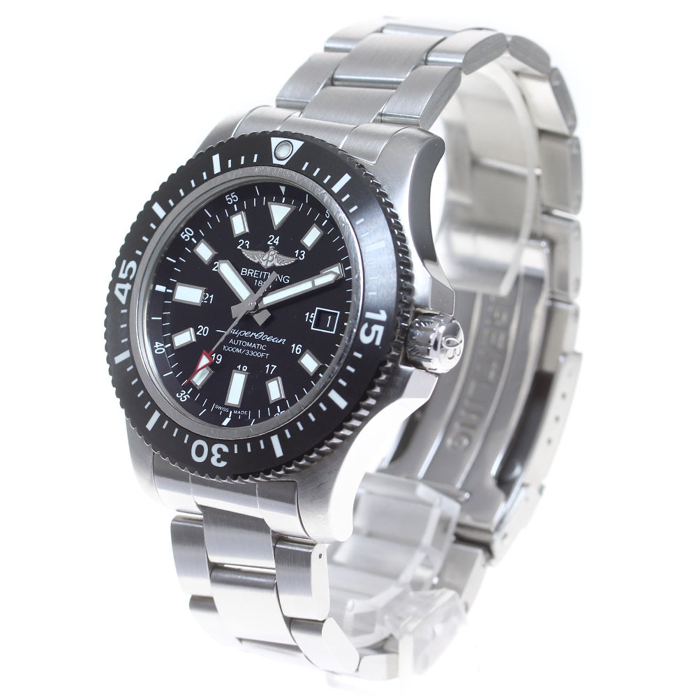 ブライトリング BREITLING Y17393 スーパーオーシャン44 スペシャル デイト 自動巻き メンズ 箱?保証書付き_835713