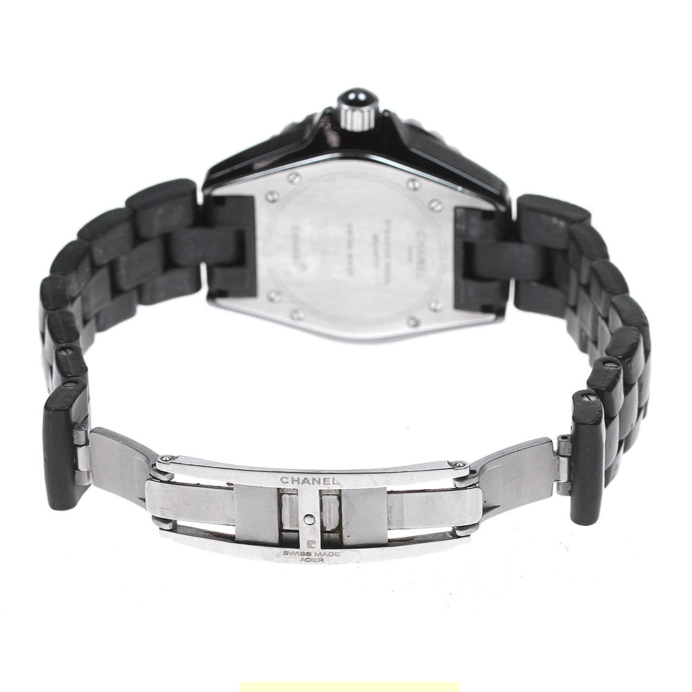  Chanel CHANEL H0681 J12 black ceramic quartz lady's _839121