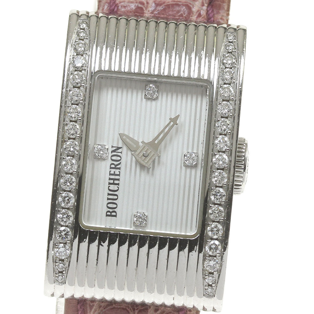  есть перевод Boucheron Boucheronlifre4P бриллиантовая оправа кварц женский изменение ремень есть _838701