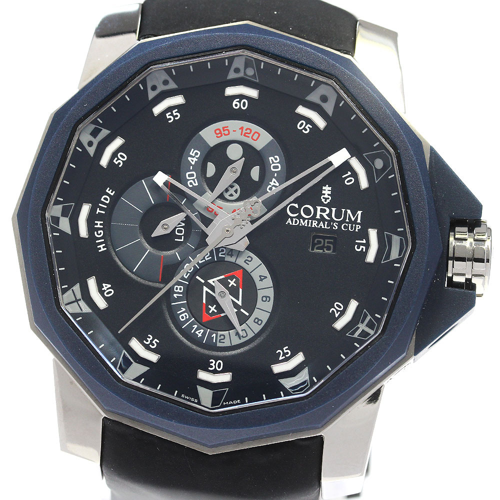  Corum CORUM 01.0005 Admiral z cup mare48 самозаводящиеся часы мужской превосходный товар внутри коробка * с гарантией ._842726