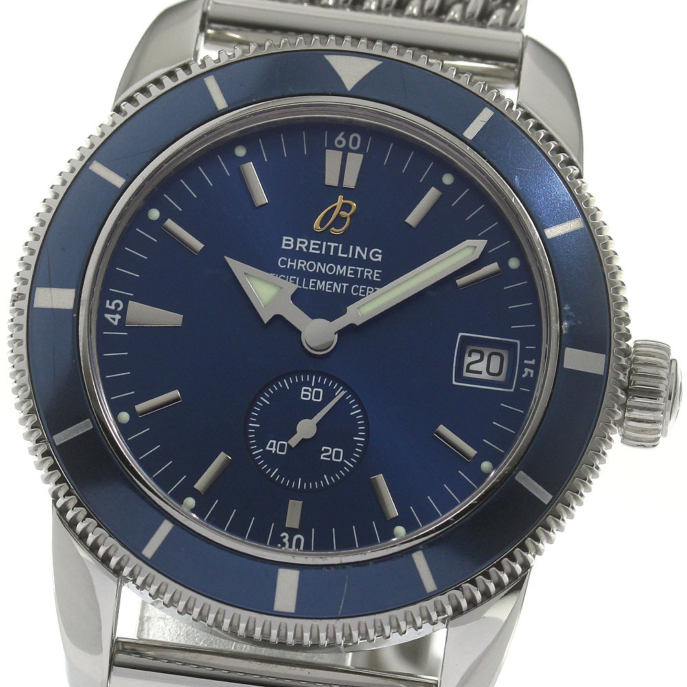 ブライトリング BREITLING A37320 スーパーオーシャン ヘリテージ 38 デイト 自動(dòng)巻き メンズ _840222