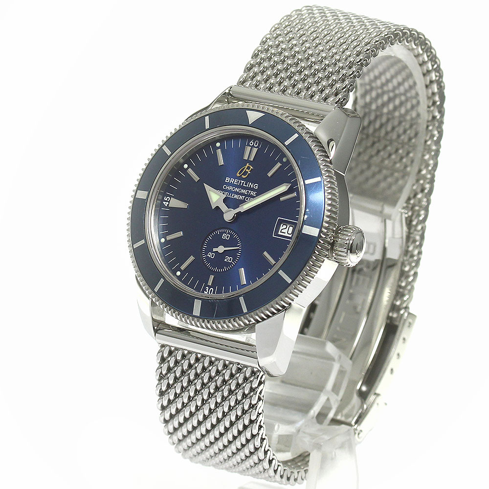 ブライトリング BREITLING A37320 スーパーオーシャン ヘリテージ 38 デイト 自動(dòng)巻き メンズ _840222