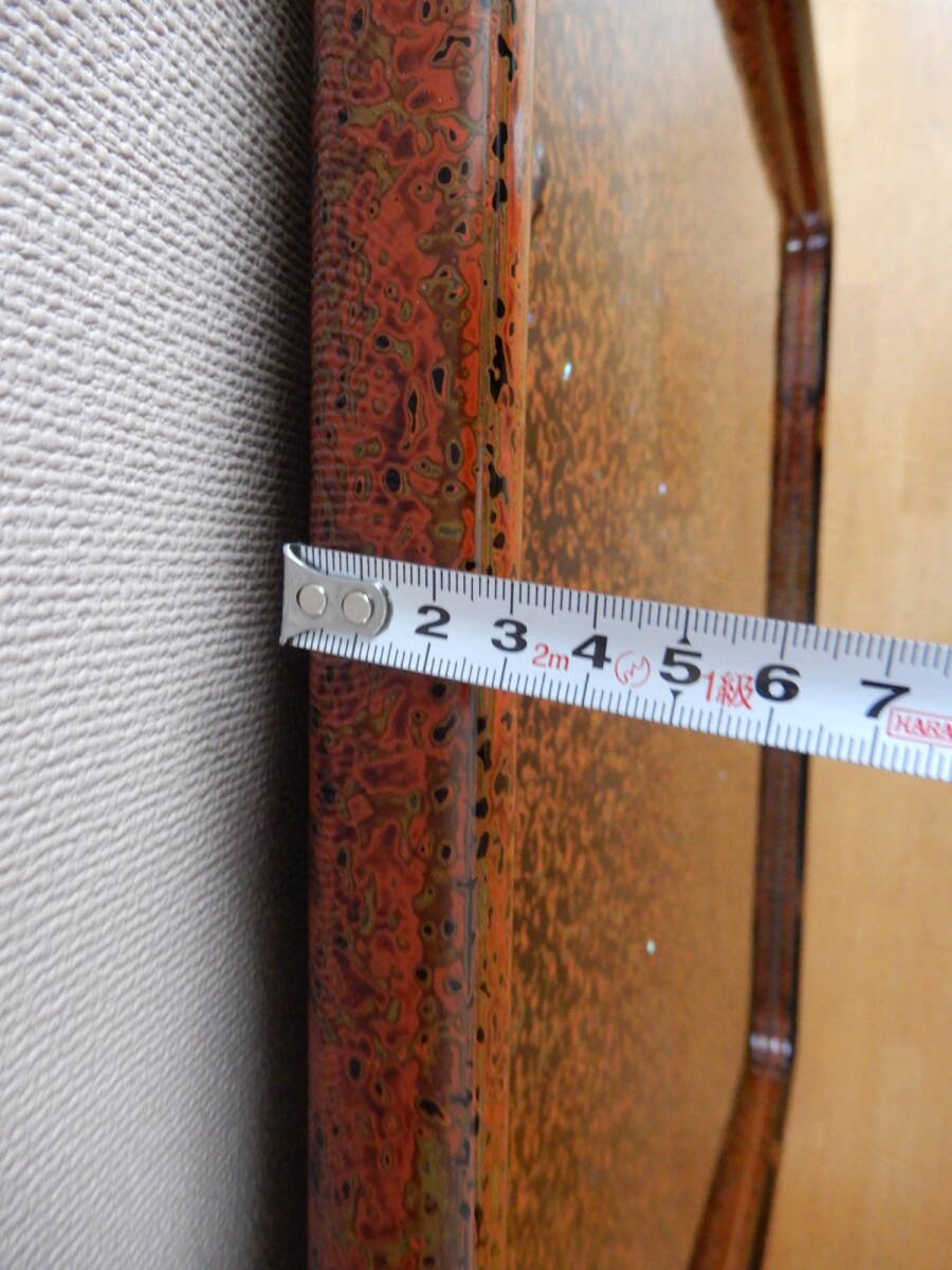 こたつ天板　木曽漆器堆朱　広蓋　美しい艶　美品　大サイズ_画像2