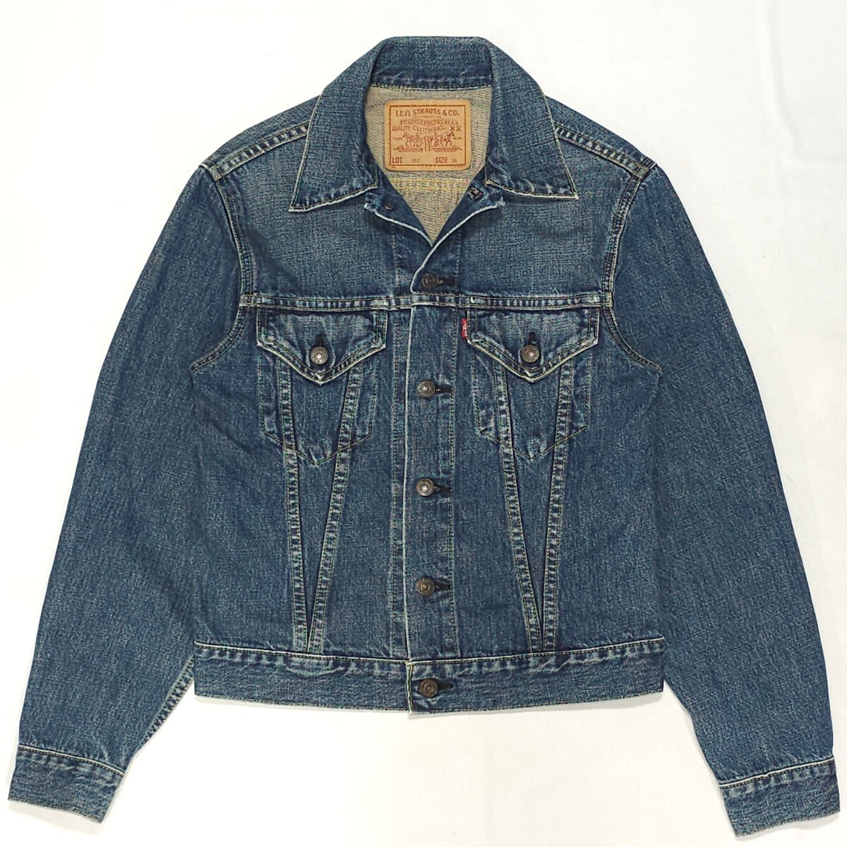 Levi'sリーバイス 71557-02デニムジャケット36日本製3rdサードG Levi'sリーバイス 71557-02デニムジャケット36日本製3rdサードG