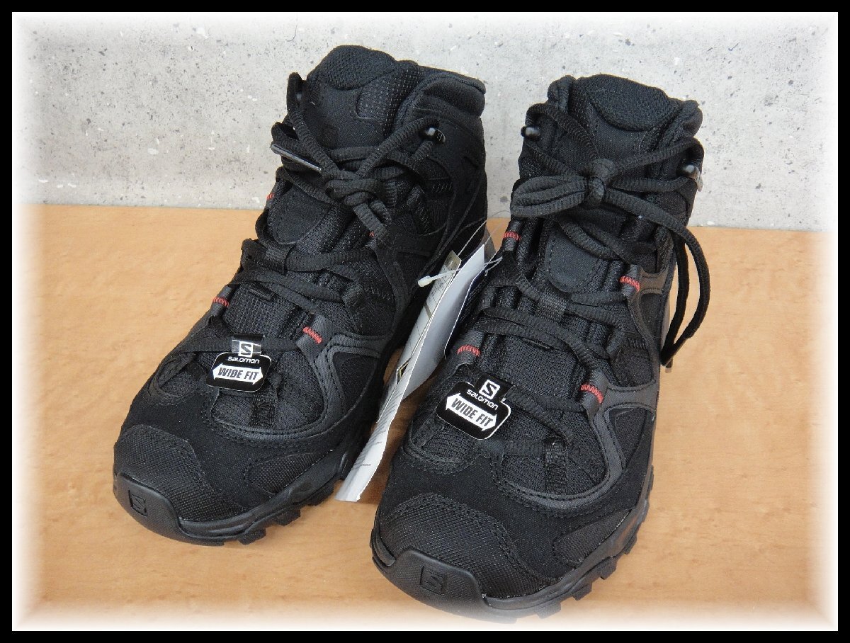 人気満点 WIDE 2 CROSSROAD サロモン Salomon 6A206U MID 未使用品 トレッキングシューズ レディース GORETEX 23.5cm W GTX 23.5cm