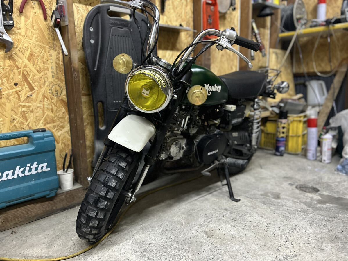 実働 書類ありモンキー Z50J 武川ヘッド88cc オイルクーラーYOSHIMURAマフラー 4mini ゴリラ ホンダ シャリー ダックス