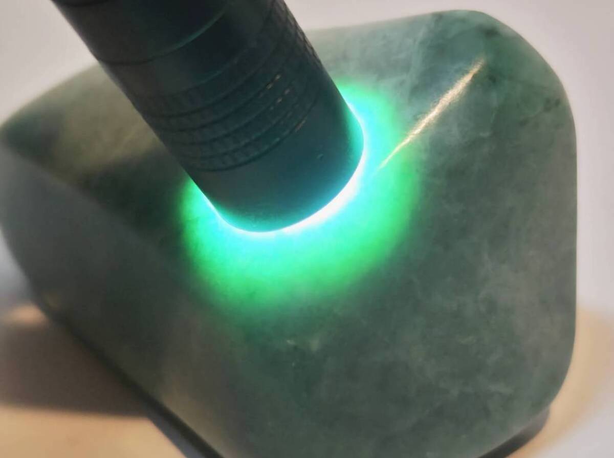 深緑】☆171g☆ 翡翠 ヒスイ 原石 翡翠原石 鑑賞石 自然石