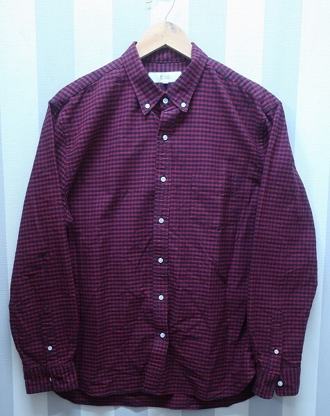2-9421A/アーバンリサーチROSSOBDオックスフォードギンガムチェックシャツ URBAN RESEARCH
