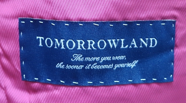 4-3719/トゥモローランド vitale barberis canonico ダブルテーラードジャケット TOMORROWLAND