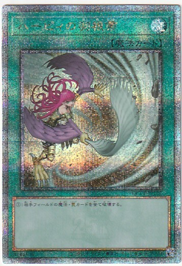 遊戯王 ハーピィの羽根帚 絵違い 25th 遊戯王 ハーピィの羽根帚 絵違い 25th シークレット 特価品