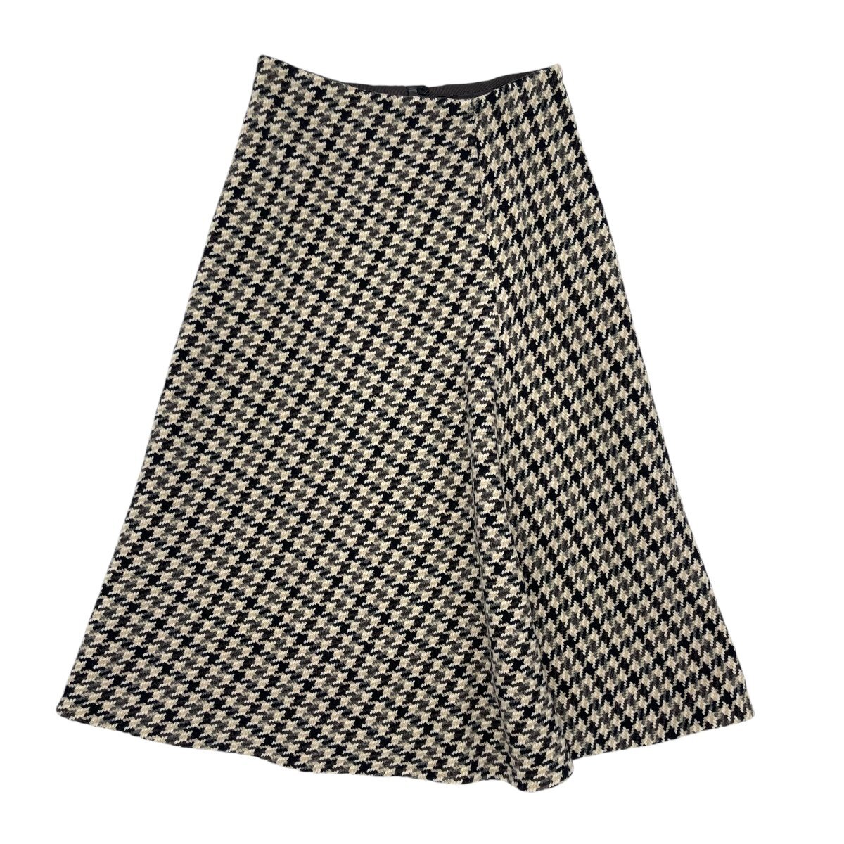 A821●未使用タグ付き●AKRIS　アクリス●千鳥格子　ウールスカート●34サイズ　US4 F36_画像1