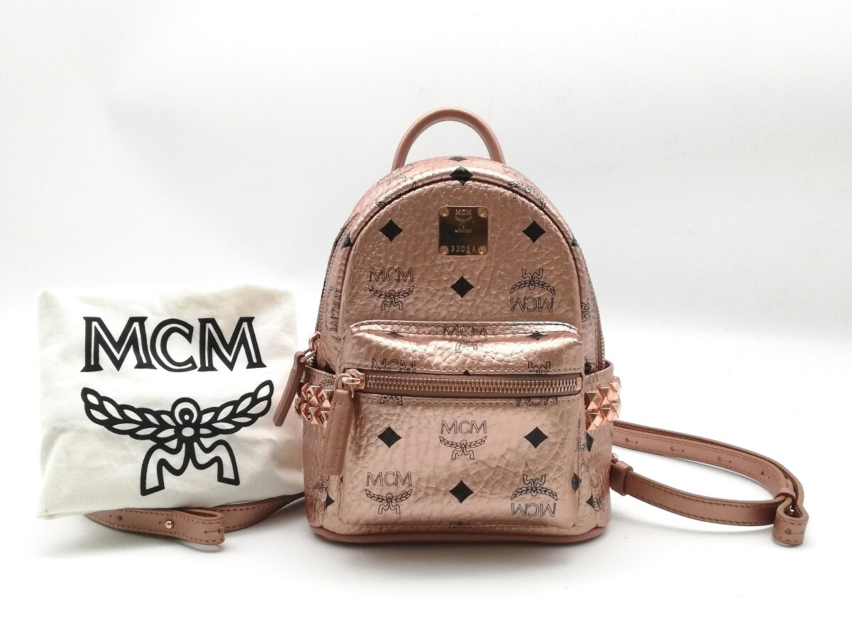 MCM バックパック リュック とどめる XS ベージュ MCM バックパック リュック とどめる XS ベージュ