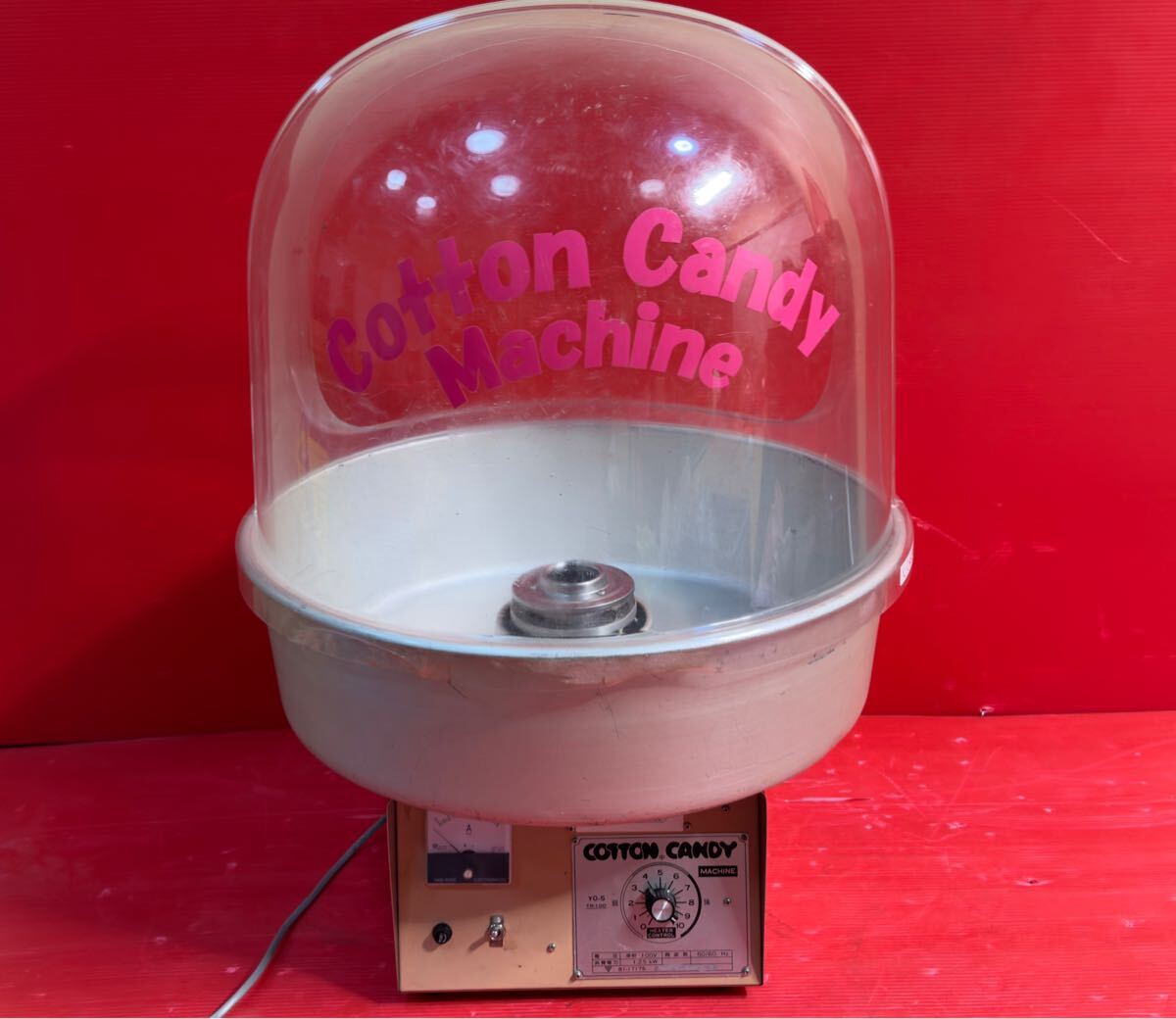 第一産商 綿菓子機 YO-5 100V COTTON CANDY MACHINE コットンキャンディー マシン TR-100 動作確認済み　