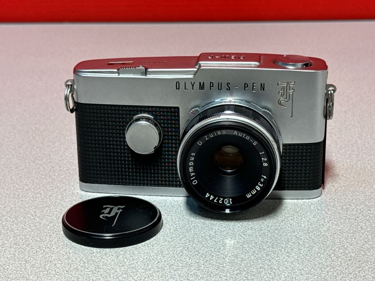 OLYMPUS-PEN／ オリンパス -ペン　 フィルムカメラ　 PEN-F 動作未確認！