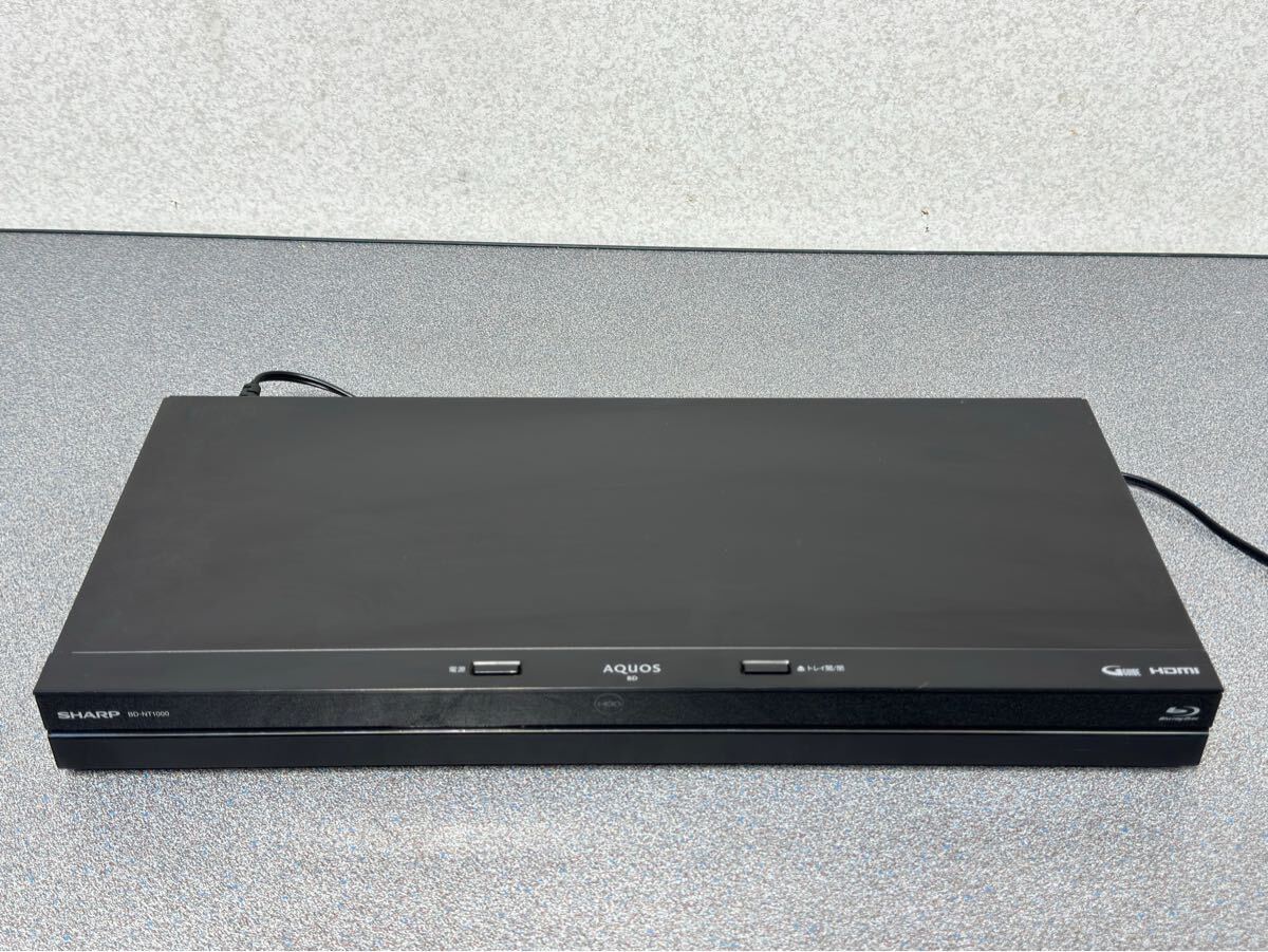 SHARP シャープ ブルーレイディスクレコーダー BD-NT1000 2016年製品　 動作確認済み