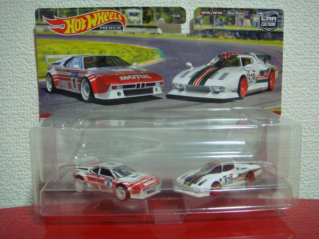 HOTWHEELS　BMW・M１＆ランチャ・ストラトス　CC ２台セット【レアミニカー】