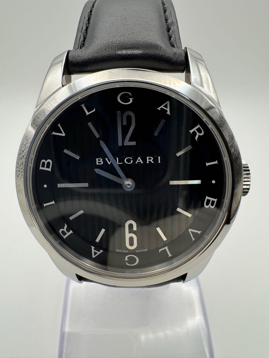 BVLGALI ソロテンポ　クォーツ　ブラック文字盤　ST37S 稼動品